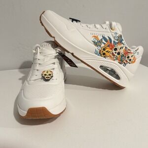 Skechers Uno Street Dia De Los Muertos Sneaker White 10.5 Men's